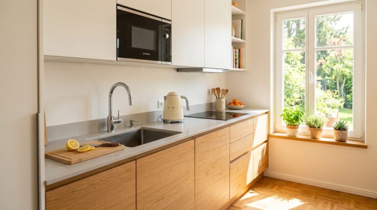 Beste Airfryer 2026 – Moderne Küche Fullshot Küchenzeile