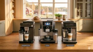 Drei Kaffeevollautomaten im Vergleich – Philips, DeLonghi und Siemens