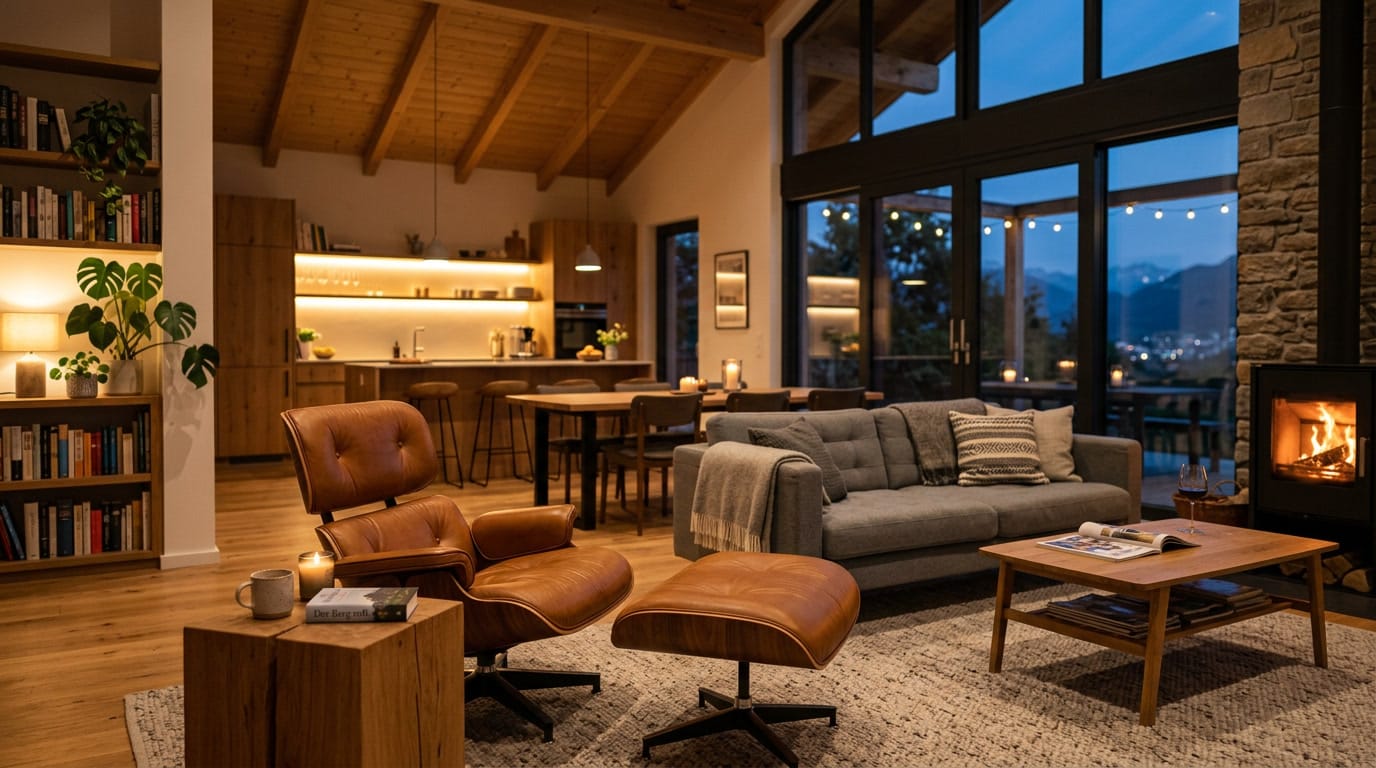 Smarte Beleuchtung ohne Hub – Modernes Wohnzimmer mit Ambientlicht